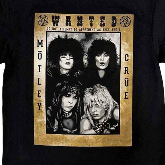 Motley Crue Buffalo Tour T Shirt Retro Rock Band Graphic Fan Gift Vintage Music - Picture 2 of 5
